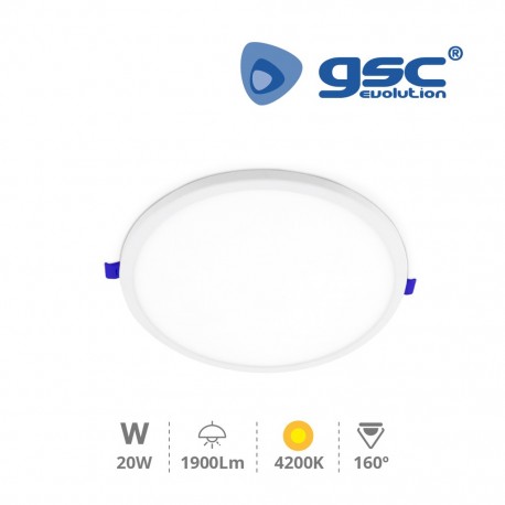 DOWNLIGHT EMPOTRABLE REGULABLE 20W 4200K