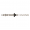 KIT TORNILLO D/ROSCA INOX A2 10X200 SOLA